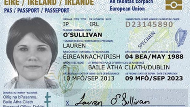 passaporto irlandese