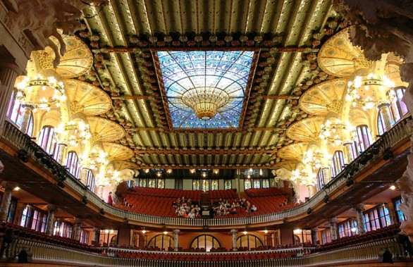 sala dei concerti del palazzo della musica a barcellona sala dei concerti del palazzo della musica a barcellona