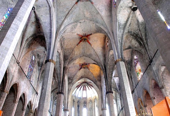 interni di santa maria del mar barcelona interni di santa maria del mar barcelona