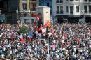 Immagini degli scontri ad Istanbul in Turchia