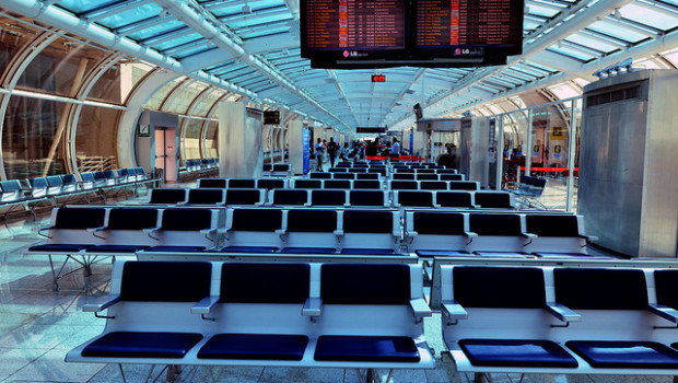 Aeroporto sala aspetto