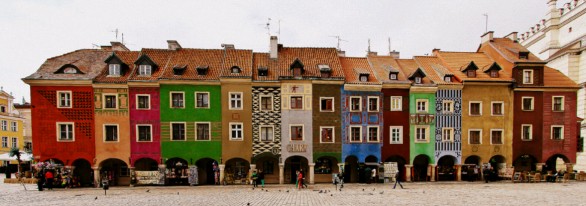 Piazza del mercato a Poznan