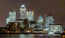 Skyline di Canary Wharf a Londra