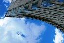 Geometrie di Canary Wharf a Londra